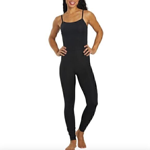 Girlfriend Collective black Biker unitard - Picture 1 of 6